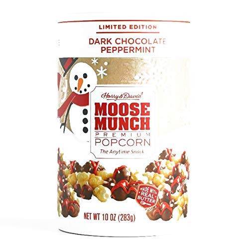 Harry  and  David Dark Chocolate Peppermint Moose Munch Popcorn 10 oz each 1 Item Per Order, not per case