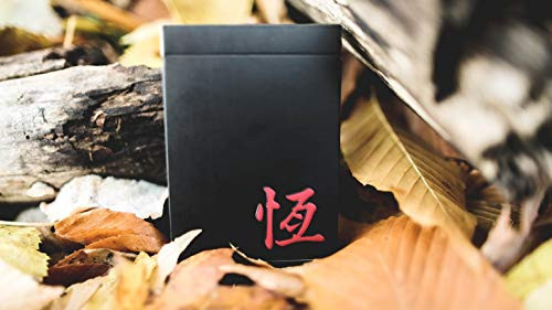Oriental Playing Cards Rare Limited Edition Black / Red Cardistry Magic Poker Deck