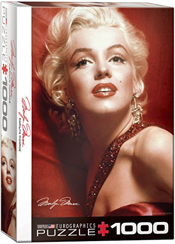 EuroGraphics Marilyn Monroe Red Portrait by Sam Shaw 1000 Piece Puzzle
