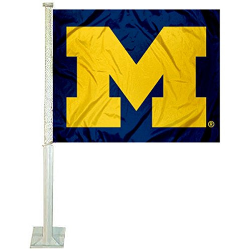 College Flags  and  Banners Co. Michigan Wolverines Car and Auto Flag