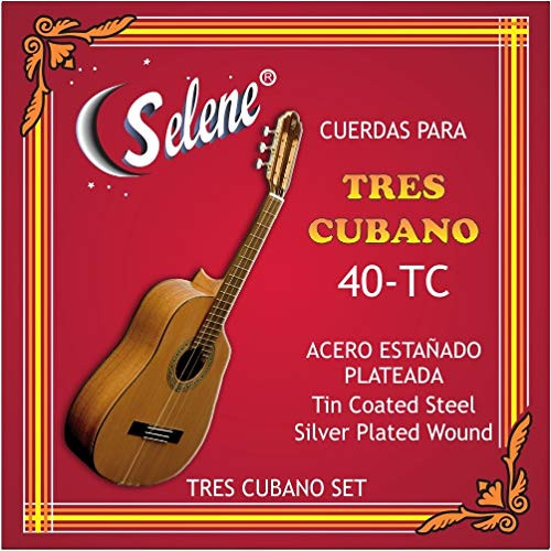 Tres Cubano Strings Selene Model 40-TC Full Set Cuerdas para Tres Cubano