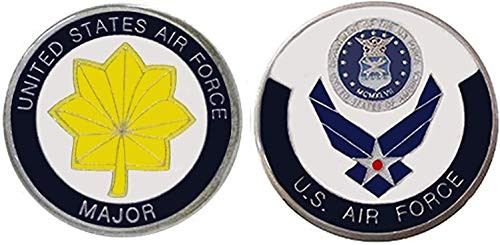Air Force Officer Ranks - Major O - 4 Collectible Challenge Coin/Logo Poker/Lucky Chip/Gift