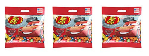 Jelly Belly Disney Pixar Cars 3 Grab  and  Go 2.8oz Bag Piston Cup Jelly Bean Mix - Pack of 3