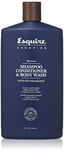 Esquire 3-in-1 Shampoo Conditioner & Body Wash 14 Oz.