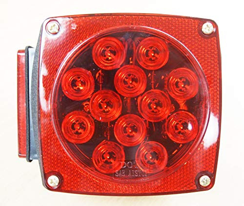 eagleking 12V LED Submersible Trailer Tail Light Replacement Left Driver Side DOT