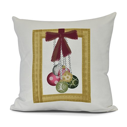 E by design PHG959YE2-20 Frame It Up Decorative Geometric Throw Pillow 20" Yellow
