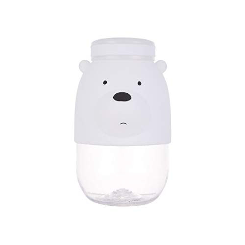 MINISO We Bare Bears Ice Bear Tritan BPA Free Water Bottle 500ml for Gym, Sports, Office White