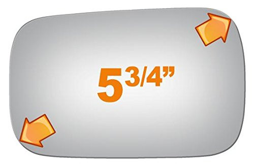 Burco 2116 Driver or Passenger Side Replacement Mirror Glass for 1964-1979 VOLKSWAGEN BEETLE