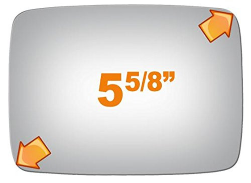 Burco 2133 Driver or Passenger Side Replacement Mirror Glass for 1987-1992 CADILLAC BROUGHAM, 1970-1984 DEVILLE, 1971-1985 ELDORADO, 1970-1985 FLEETWOOD, 1976-1985 SEVILLE