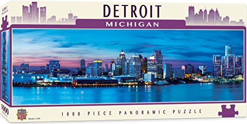 MasterPieces American Vista Detroit 1000 Piece Panoramic Jigsaw Puzzle
