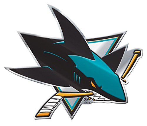Team ProMark San Jose Sharks Aluminum Auto Emblem