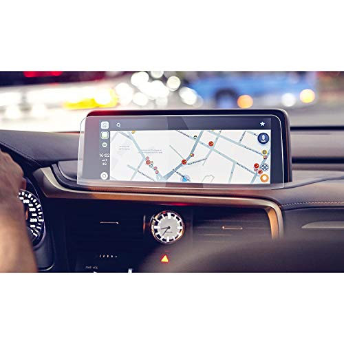 2020 Lexus RX Hybrid 350 Touch Screen Car Display Navigation Screen Protector HD Clear Tempered Glass Car in-Dash Screen Protective Film 12.3In