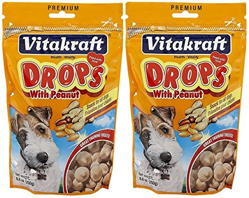 Vitakraft Peanut Drops for Dog Treat Set of 2