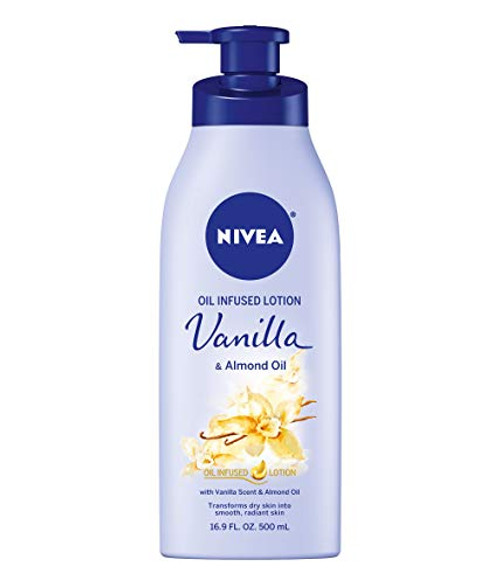 NIVEA Oil Infused Vanilla and Almond Oil Body Lotion, 16.9 Fluid Ounce (Pack of 3) NIVEA Oil Infused Vanilla and Almond Oil Body Lotion, 16.9 Fluid Ounce (Pack of 3)