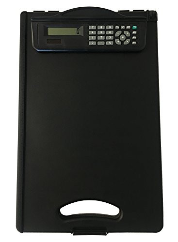 Multi-Functional Mobile Documents Desk Storage Case Clipboard with Calculator for Meeting, Classes