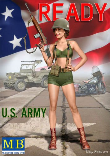 Masterbox US Army Girl PIN-UP Series , KIT ? 3 Alice 1/24 Master Box 24003