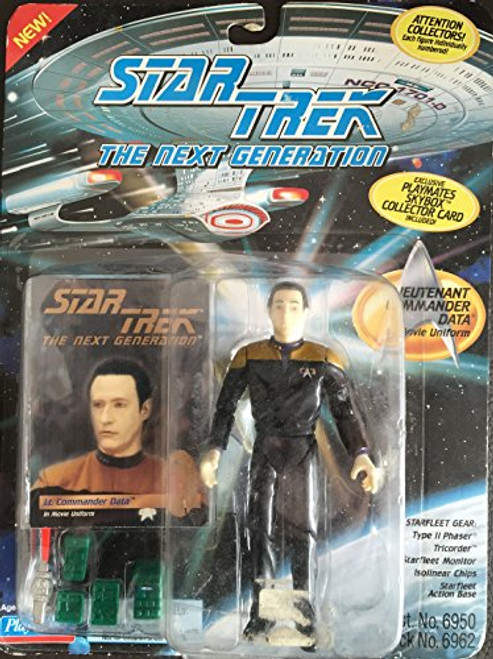 4.5" Lieutenant Commander Data in Movie Uniform - Star Trek: The Next Generation - Collector Series 7th Season