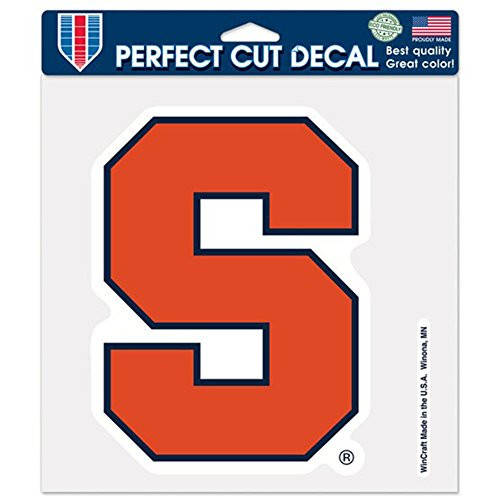 NCAA Syracuse Orange 8-by-8 Inch Diecut Colored Decal