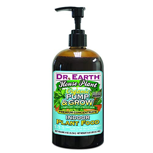 Dr. Earth Pump  and  Grow Liquid Concentrate Organic Plant Food 8 oz. - Case of 1