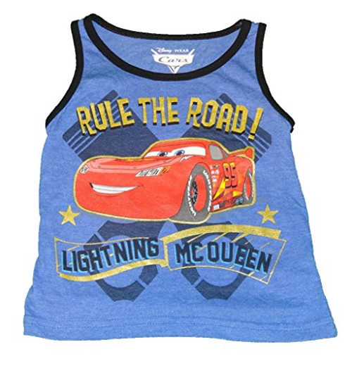 Disney Pixar Cars Rule The Road Lightning McQueen Boys Toddler T-Shirt 4T Disney Pixar Cars Rule The Road Lightning McQueen Boys Toddler T-Shirt 4T