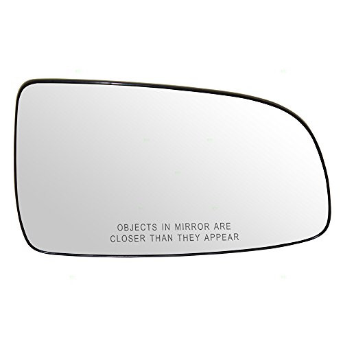 Aftermarket Replacement Passengers Side View Clear Mirror Glass  and  Base Compatible with 07-11 Aveo Sedan 96800778
