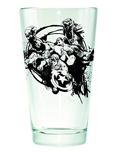 Marvel Pint Glass Avengers 2 Age of Ultron - Avengers Group Circle 16oz
