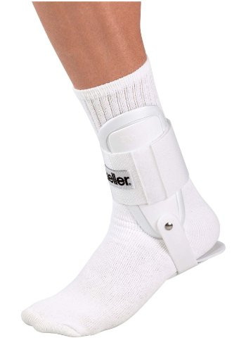 Mueller Sports Medicine Lite Ankle Brace, White, One Size Fits Most