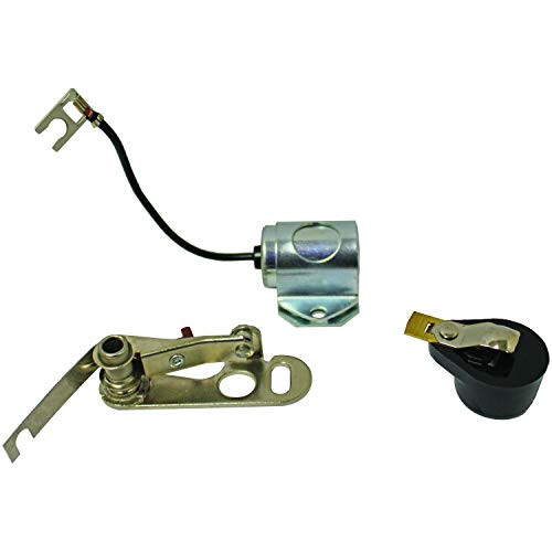 New Ignition Tune Up Kit Replacement For Allis Chalmers Massey Ferguson John Deere Case Tractors Heavy Duty Point Set, Condenser and Rotor Included 1111711, 1111722, 1111735, 1111740, 1111745