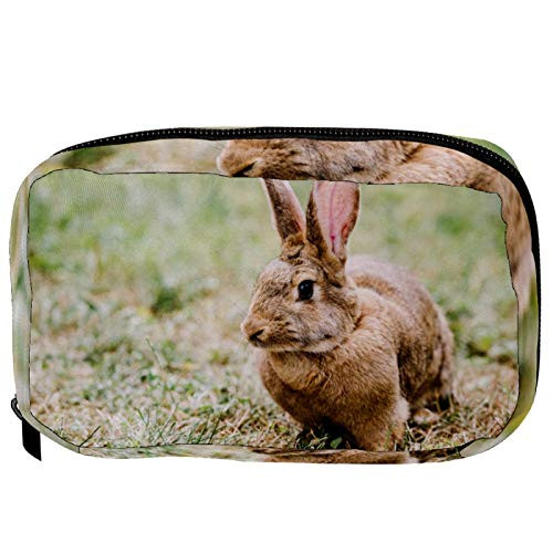 Inhomer Toiletry Bags for Women Brown Rabbit Travel Cosmetic Makeup Pouch Handy Pencil Cases Inhomer Toiletry Bags for Women Brown Rabbit Travel Cosmetic Makeup Pouch Handy Pencil Cases