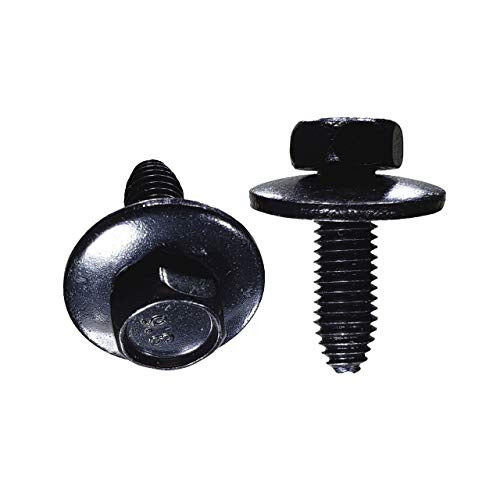 Buy Auto Supply  BAS02552 25 Pack Self Tapping Bolt M8-1.25 x25mm Thread - 13mm Hex Head - Aftermarket Part Fits GM 11503619, 11501102