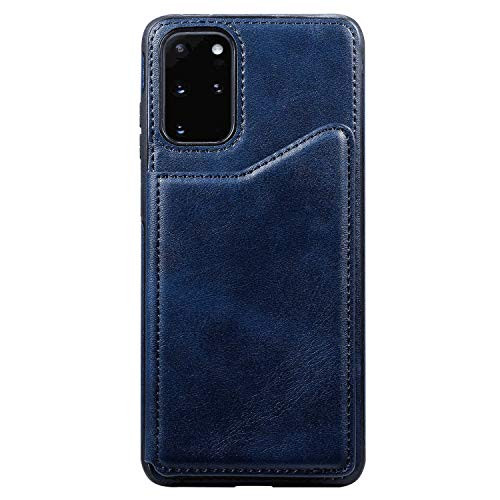 PU Leather Flip Cover Compatible with iPhone XR, blue Wallet Case for iPhone XR