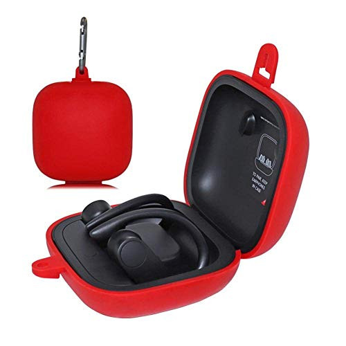 Honbobo Silicone Case Cover for Beats Powerbeats Pro Totally Wireless Earphones red