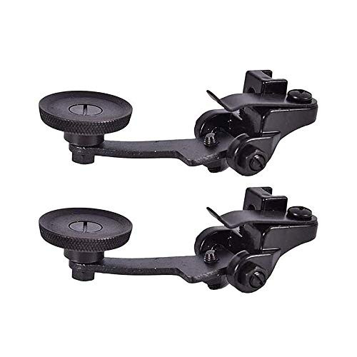 TTCPUYSA 2PCS Leather Roller Presser Foot,Universally Leather Presser Foot Sewing Machine Roller,Industrial Sewing Machine Parts M TTCPUYSA 2PCS Leather Roller Presser Foot,Universally Leather Presser Foot Sewing Machine Roller,Industrial Sewing Machine Parts M