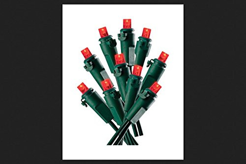 Celebrations Light Set 100 Lights Red Led Ul Listed