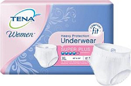 TENA Disposable Underwear Female X-Large, 54287, Super Plus, 14 Ct