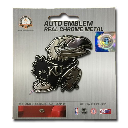 Patch Collection Kansas Jayhawks Premium Solid Metal Chrome Plated Car Auto Emblem Patch Collection Kansas Jayhawks Premium Solid Metal Chrome Plated Car Auto Emblem