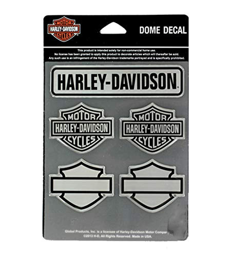 Harley-Davidson Bar  and  Shield Dome Decal