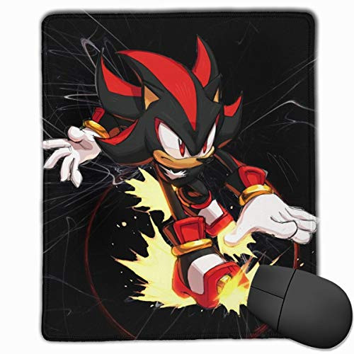 Sonic Shadow The Hedgehog Office Mouse Pad Game Non-Slip Rectangle Mouse Mat 9.8x11.8in