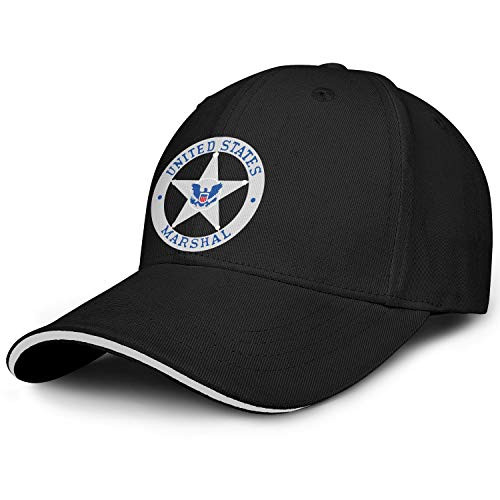 Snapback Baseball Cap Trucker Dad Cap Novelty Sport Golf Hats United States Marshals Adjustable for Men Women