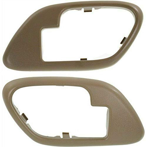 Parts N Go 1995-2002 CK Pickup Door Handle Bezel Trim Pair Left/Right Driver  and  Passenger Side Pair - 15708083,