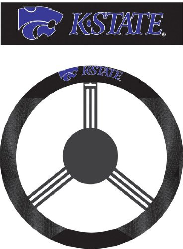 NCAA Kansas State Wildcats Poly-Suede Steering Wheel Cover