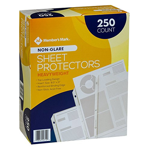 An Item of Member's Mark Heavyweight Sheet Protectors, Select Type 250 ct. - Pack of 1