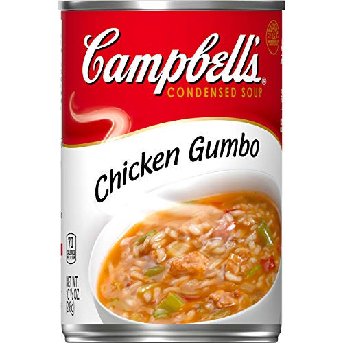 Campbell's Condensed Chicken Gumbo Soup, 10.5 Ounce Pack of 12
