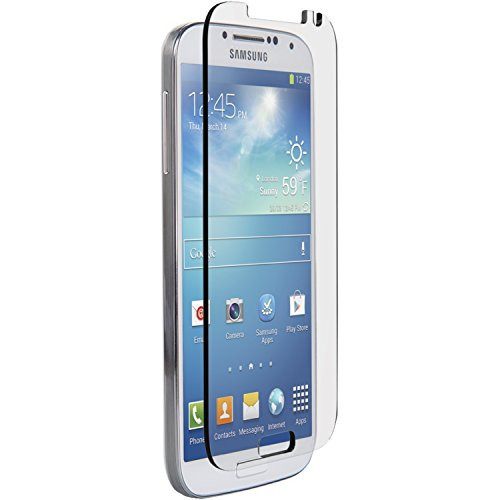 Znitro Glass Screen Protector for Samsung Galaxy S 4 - Retail Packaging - Clear Bezel