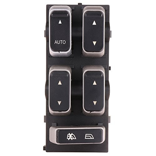 Window Switch Power Window Switch Master Control Power Window Switch Front Driver Side Replacement Parts fits for Lincoln Town Car2003-2008 5W1Z14529BA