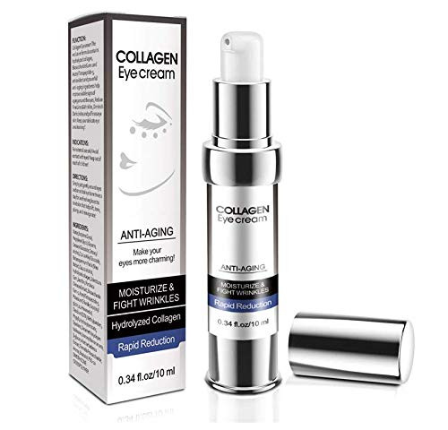 Eye Cream, Rapid Reduction Under Eye Cream for Dark Circles and Puffiness, Anti Aging, Dark Circles and Wrinkles-10ML 0.34FL.OZ