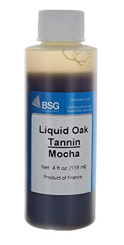 BSG Hand Craft Mocha Liquid Oak Tannin, 4 oz. for Award Winning Wines