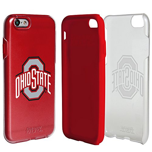 Guard Dog Ohio State Buckeyes Clear Hybrid Case for iPhone 6 / 6s with Red Insert