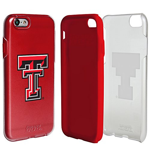 Guard Dog Texas Tech Red Raiders Clear Hybrid Case for iPhone 6 / 6s with Red Insert