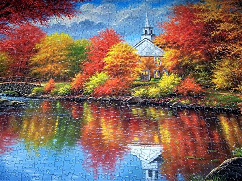 SunsOut Autumn Tranquility 1000+ pc Large Piece Jigsaw Puzzle SunsOut Autumn Tranquility 1000+ pc Large Piece Jigsaw Puzzle